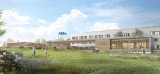 Clermont-Ferrand : le nouveau lycée de bois et de paille, sorti de terre